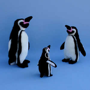 131 129 130  Humboldt Penguin / Humboldtpinguin / Humboldtpingvin, 26 cm, 14 cm,  20 cm